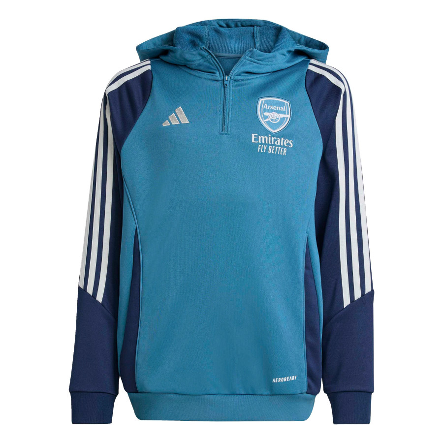Sweat à capuche junior Arsenal bleu