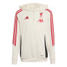 Sweat à capuche junior Liverpool blanc