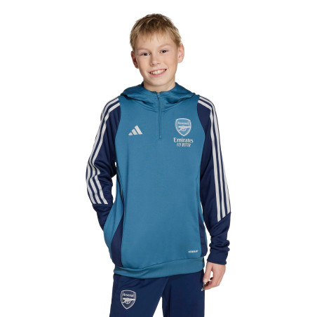 Sweat à capuche junior Arsenal bleu