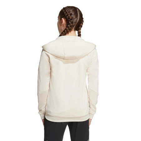 Sweat à capuche junior Liverpool blanc