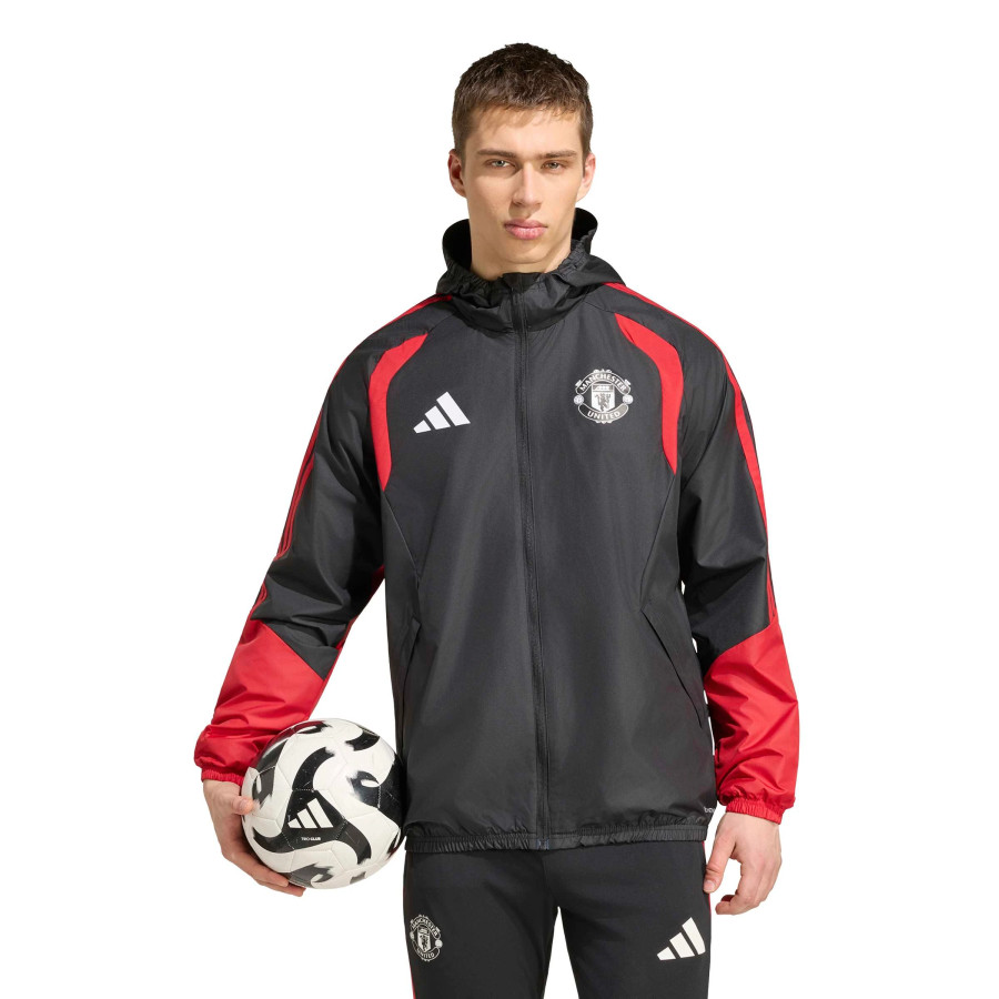 Veste imperméable Manchester United noir