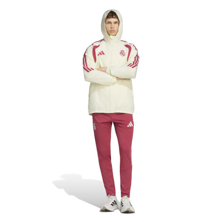 Veste imperméable Real Madrid ivoire