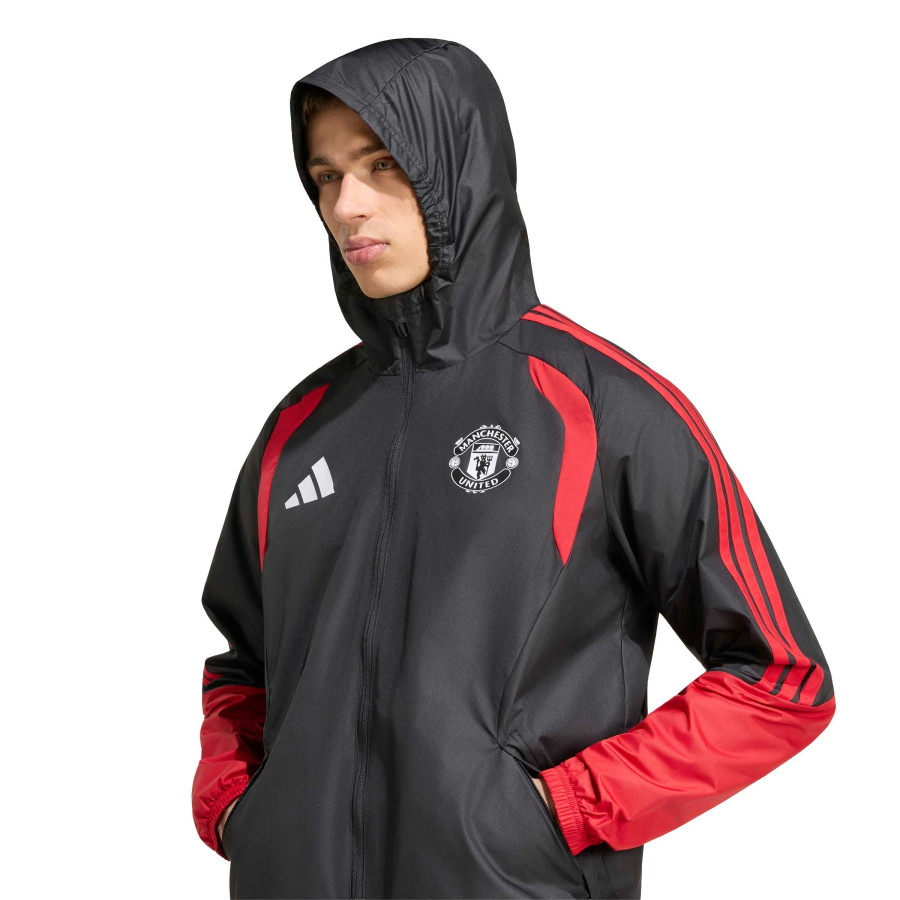 Veste imperméable Manchester United noir