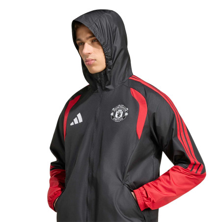 Veste imperméable Manchester United noir