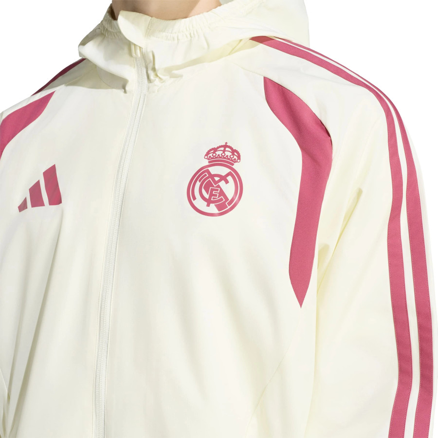 Veste imperméable Real Madrid ivoire
