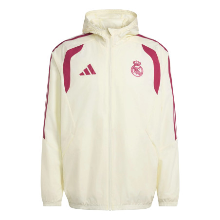Veste imperméable Real Madrid ivoire