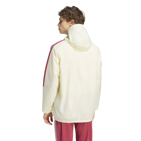 Veste imperméable Real Madrid ivoire