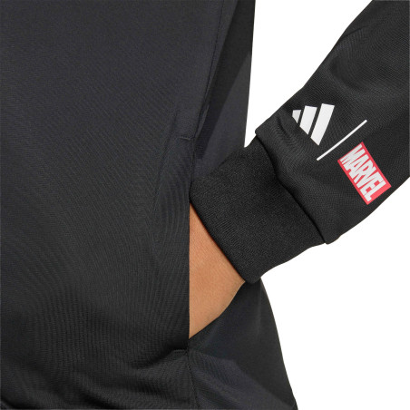 Veste survêtement junior Real Madrid Marvel Avengers noir