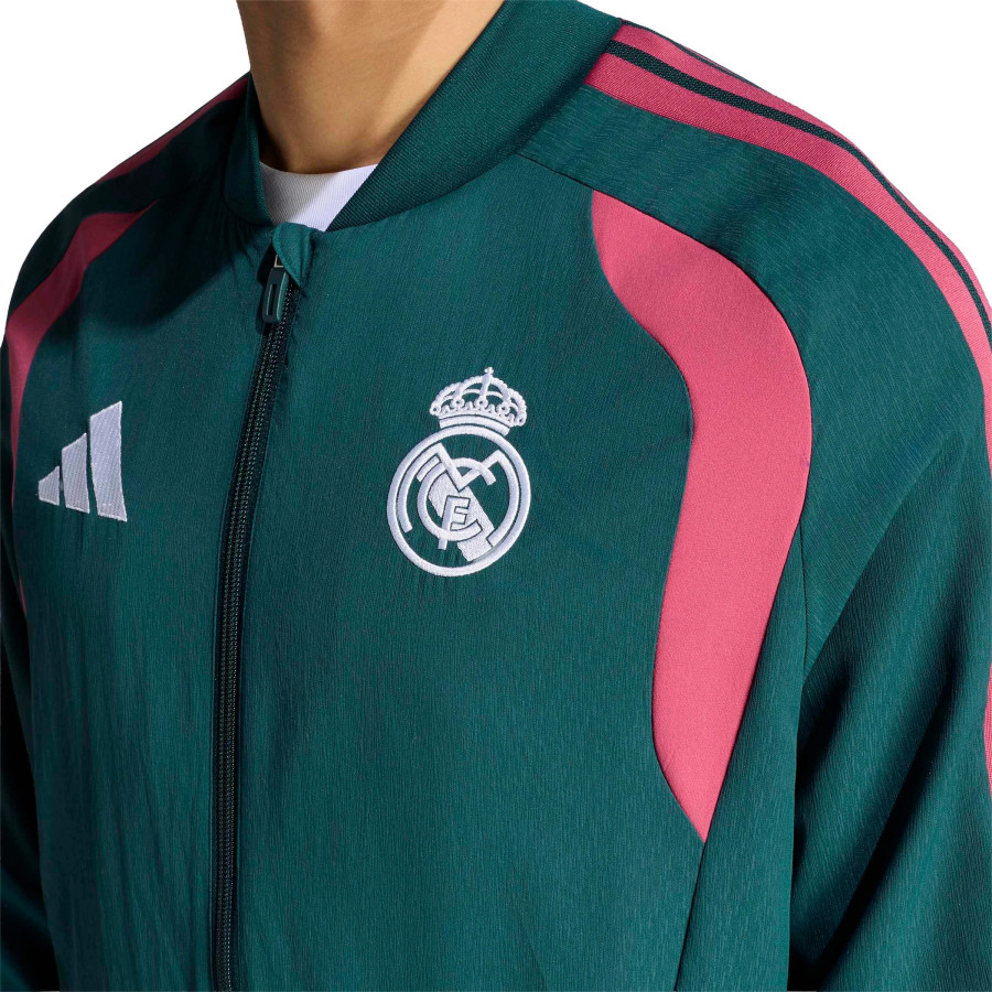 Veste survêtement Real Madrid vert