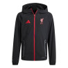 Veste survêtement junior Liverpool Vis Tech noir rouge