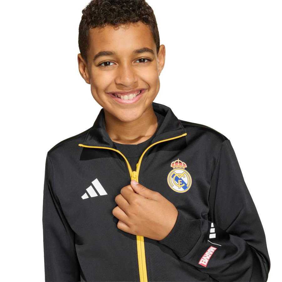 Veste survêtement junior Real Madrid Marvel Avengers noir