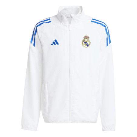 Veste survêtement junior Real Madrid blanc