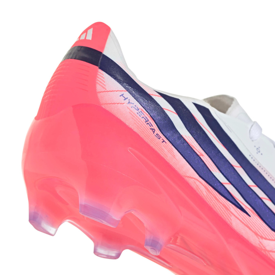 adidas F50 Hyperfast Elite junior FG blanc rose