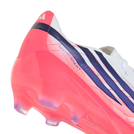 adidas F50 Hyperfast Elite junior FG blanc rose