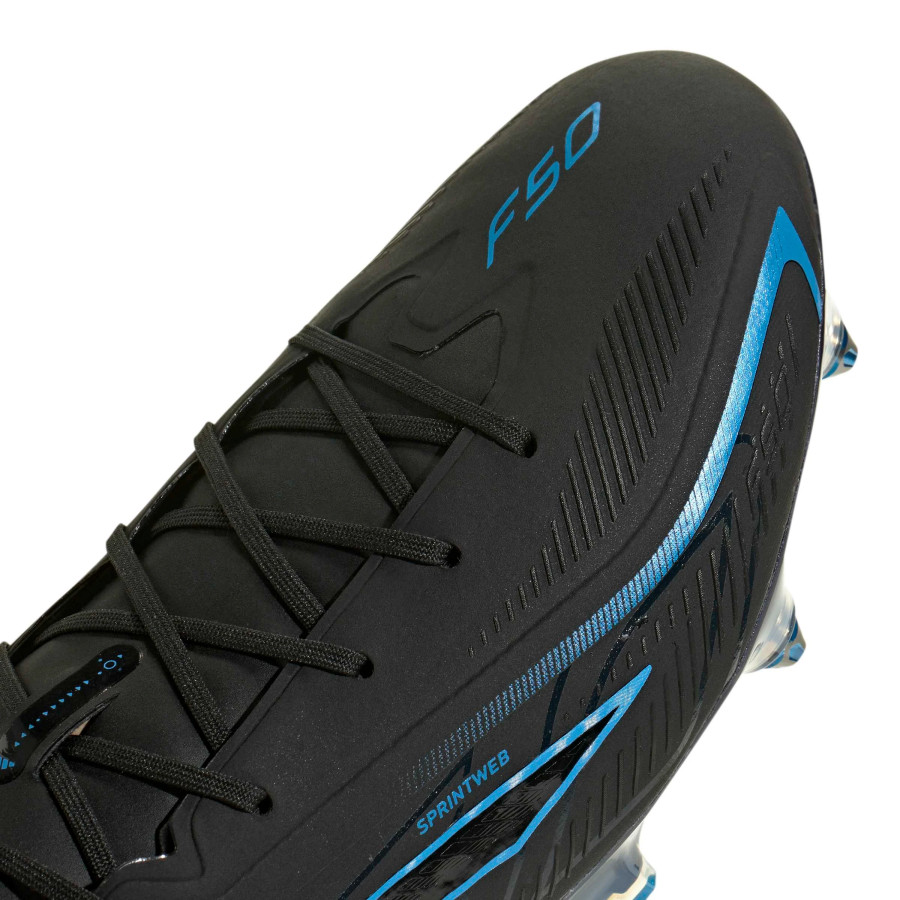 adidas F50 Hyperfast Elite SG noir bleu