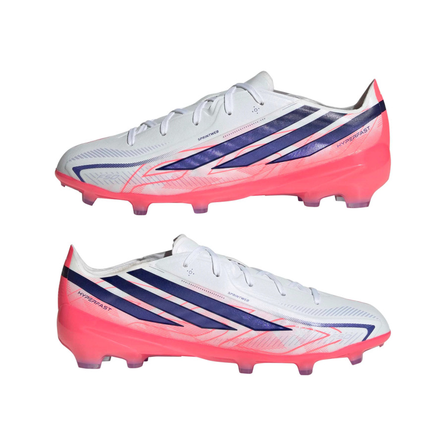 adidas F50 Hyperfast Elite junior FG blanc rose