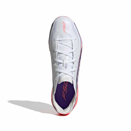 adidas F50 Hyperfast Elite junior FG blanc rose