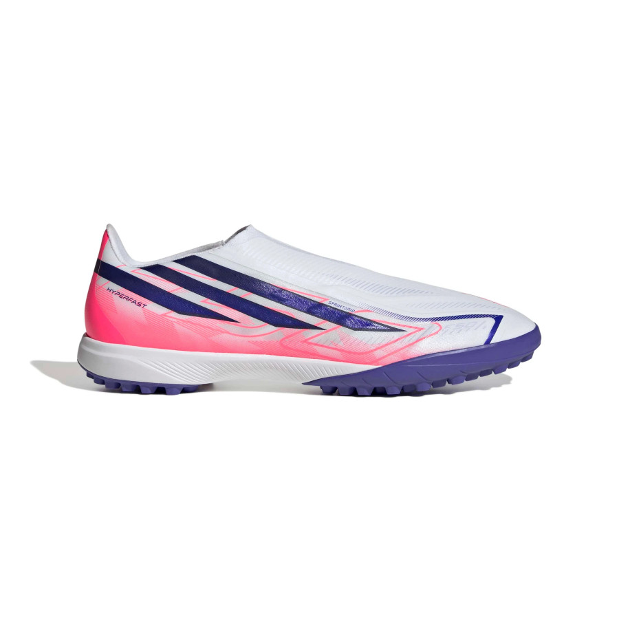 adidas F50 Hyperfast League Laceless Turf blanc rose