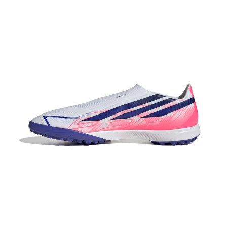 adidas F50 Hyperfast League Laceless Turf blanc rose