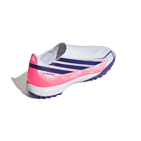 adidas F50 Hyperfast League Laceless Turf blanc rose