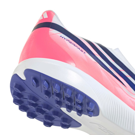 adidas F50 Hyperfast League Laceless Turf blanc rose