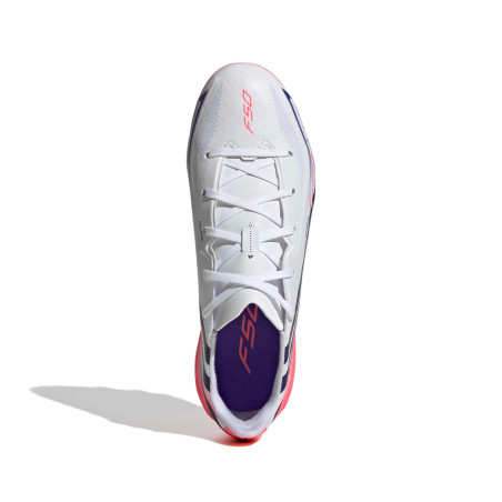 adidas F50 Hyperfast League junior AG blanc rose