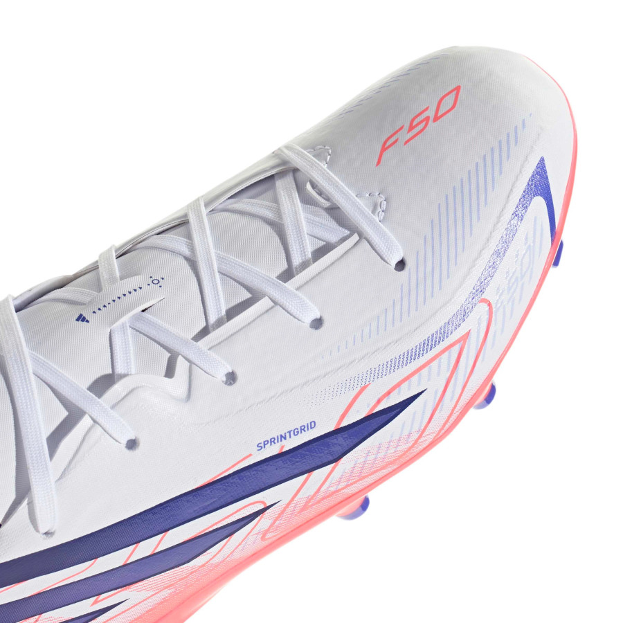 adidas F50 Hyperfast League junior FG blanc rose