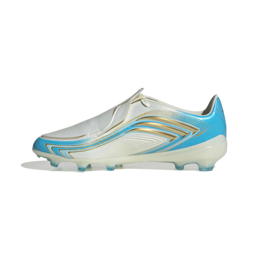 adidas F50 Messi Elite junior FG blanc bleu
