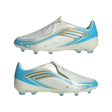 adidas F50 Messi Elite junior FG blanc bleu
