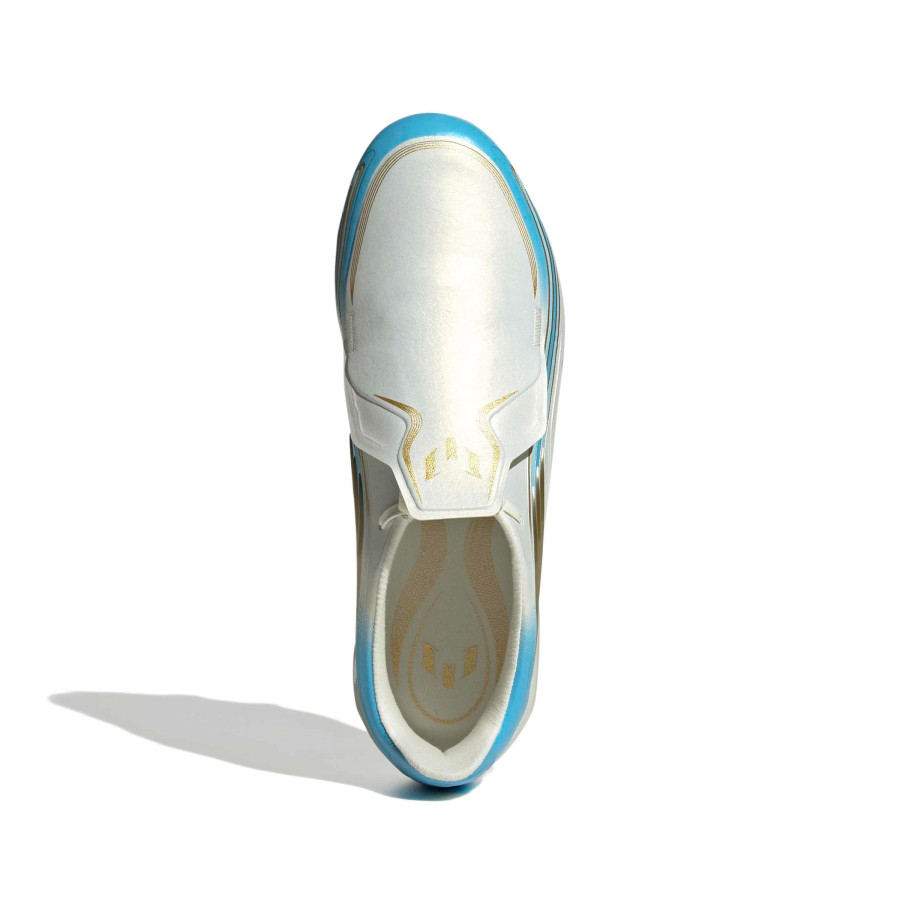 adidas F50 Messi Elite junior FG blanc bleu
