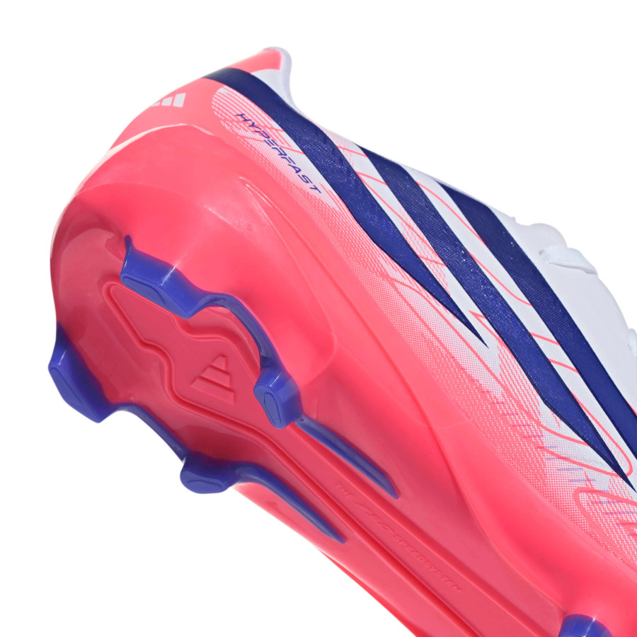 adidas F50 Hyperfast League junior FG blanc rose
