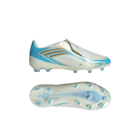 adidas F50 Messi Elite junior FG blanc bleu