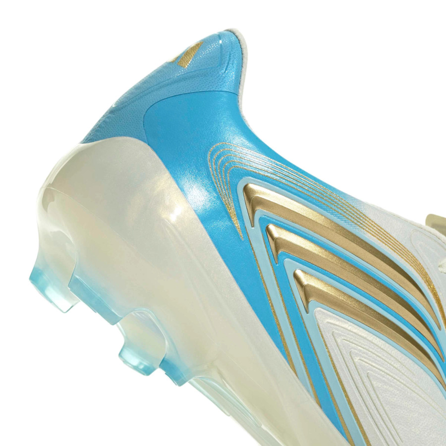 adidas F50 Messi Elite junior FG blanc bleu