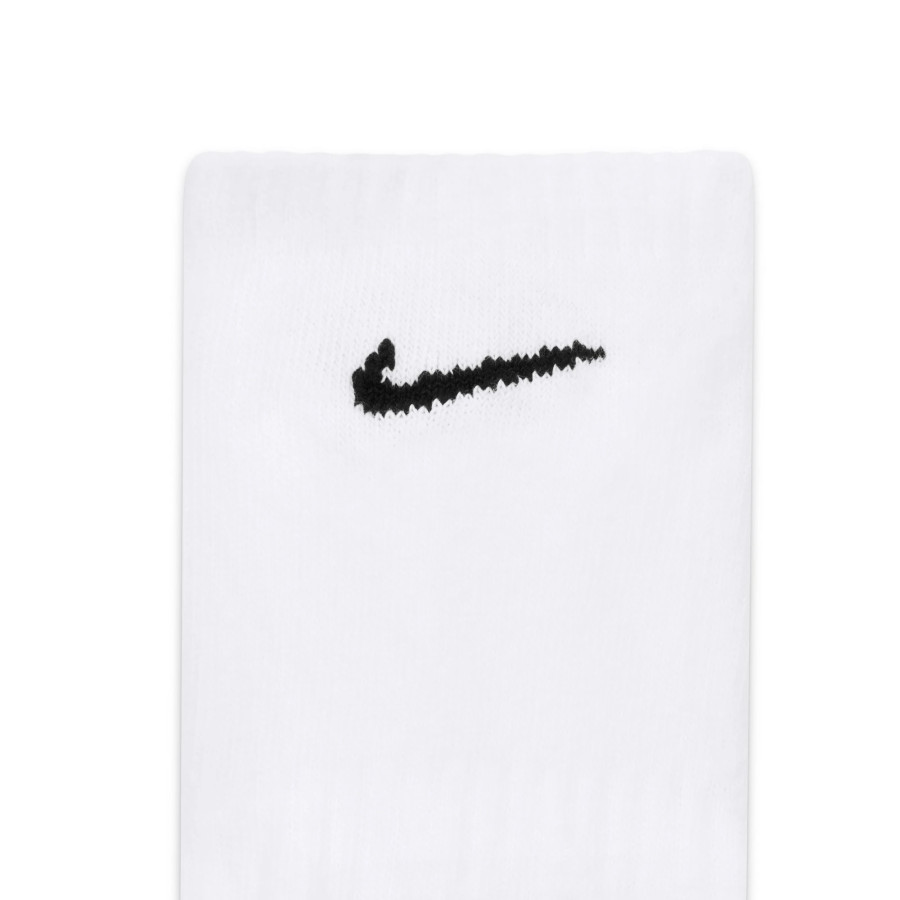 Lot 6 paires chaussettes basses Nike blanc