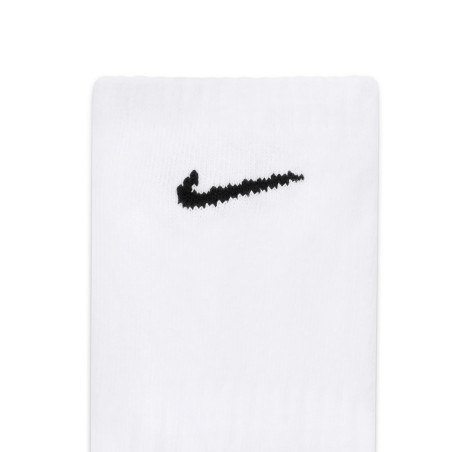 Lot 6 paires chaussettes basses Nike blanc