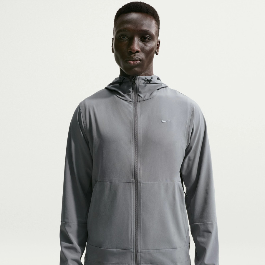 Veste à capuche Nike Unlimited gris