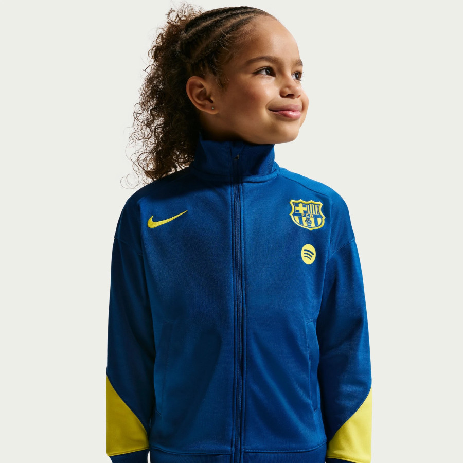 Ensemble survêtement junior FC Barcelone Strike bleu