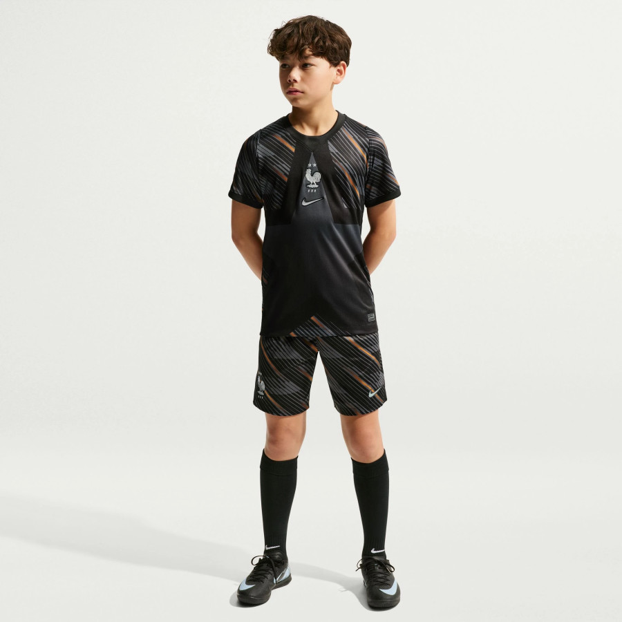 Short gardien junior Equipe de France noir 2026