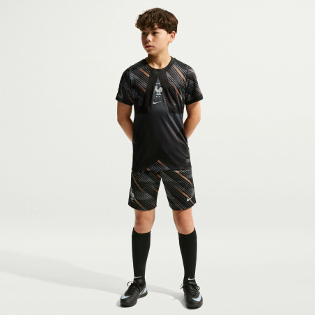 Short gardien junior Equipe de France noir 2026
