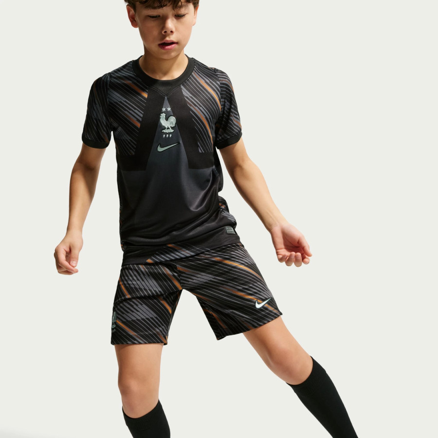 Short gardien junior Equipe de France noir 2026