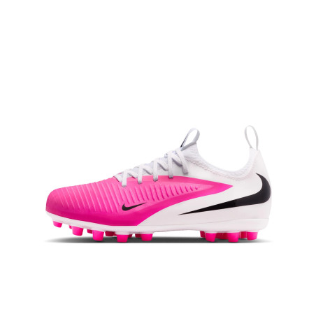 Nike Phantom 6 Academy junior AG rose blanc