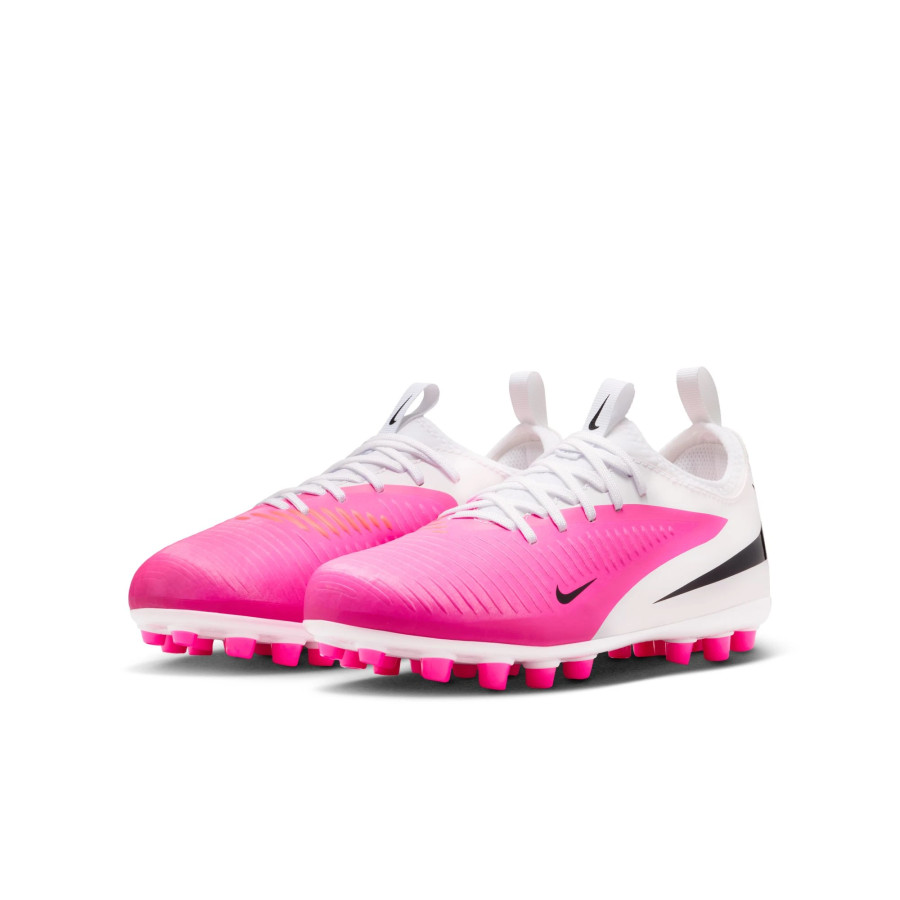 Nike Phantom 6 Academy junior AG rose blanc