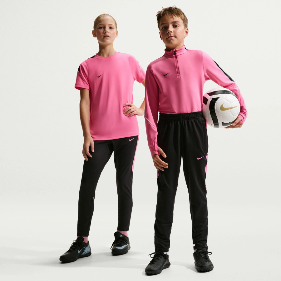 Pantalon survêtement junior Nike Strike noir rose