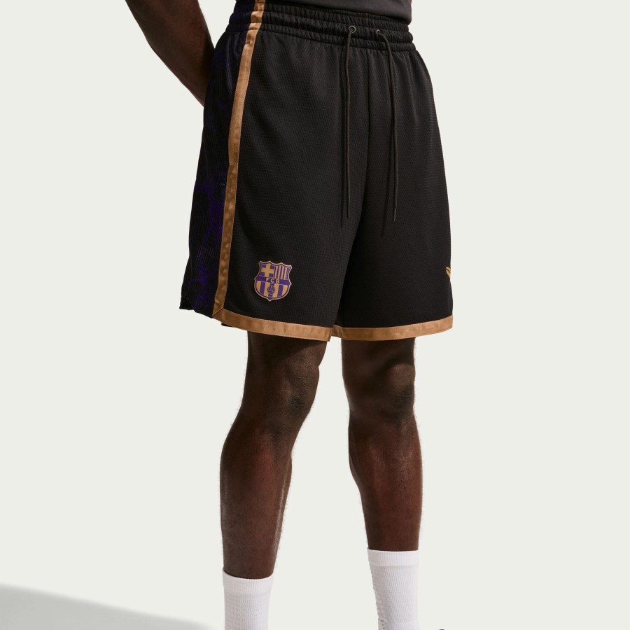 Short FC Barcelone x Kobe Bryant noir or