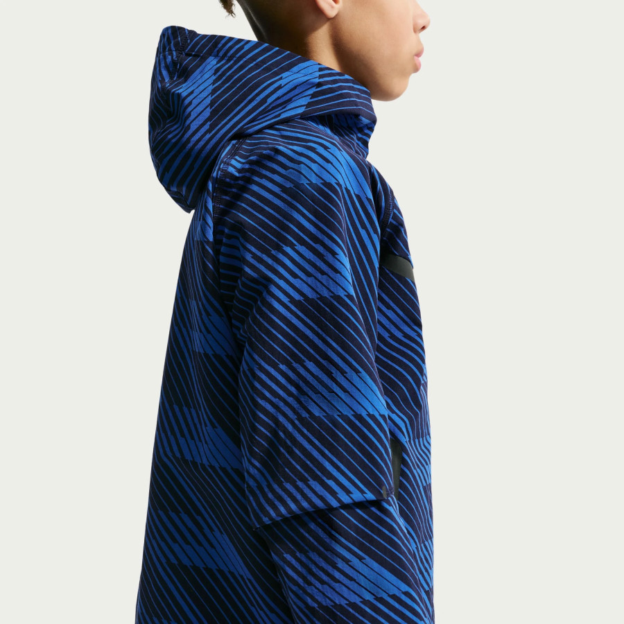 Veste survêtement junior Equipe de France Tech bleu