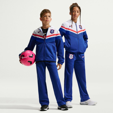Ensemble survêtement junior Chelsea blanc bleu