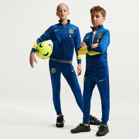 Ensemble survêtement junior FC Barcelone bleu