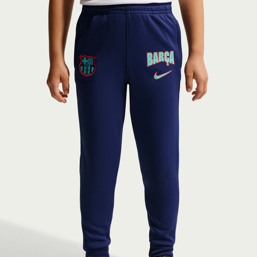 Ensemble survêtement junior FC Barcelone Strike vert bleu
