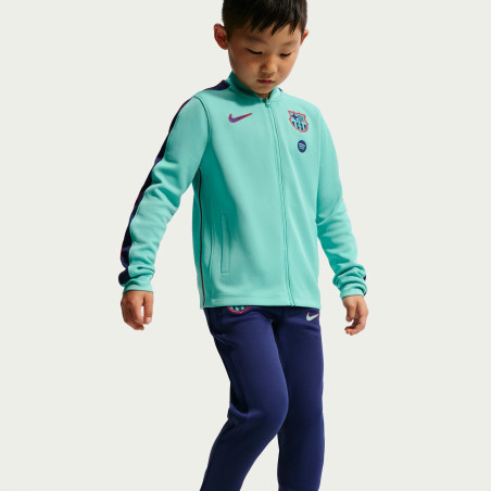 Ensemble survêtement junior FC Barcelone Strike vert bleu