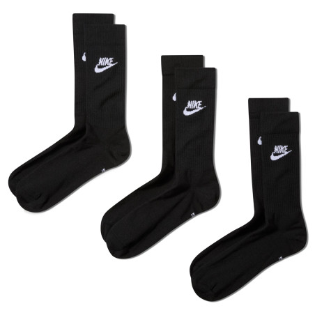 Lot 3 paires chaussettes Nike Sportswear Everyday noir